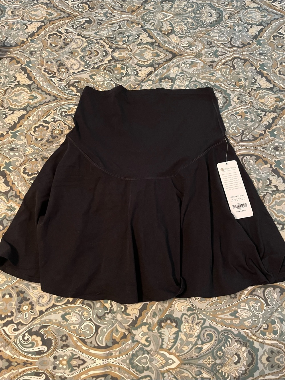 Black maternity Skirt